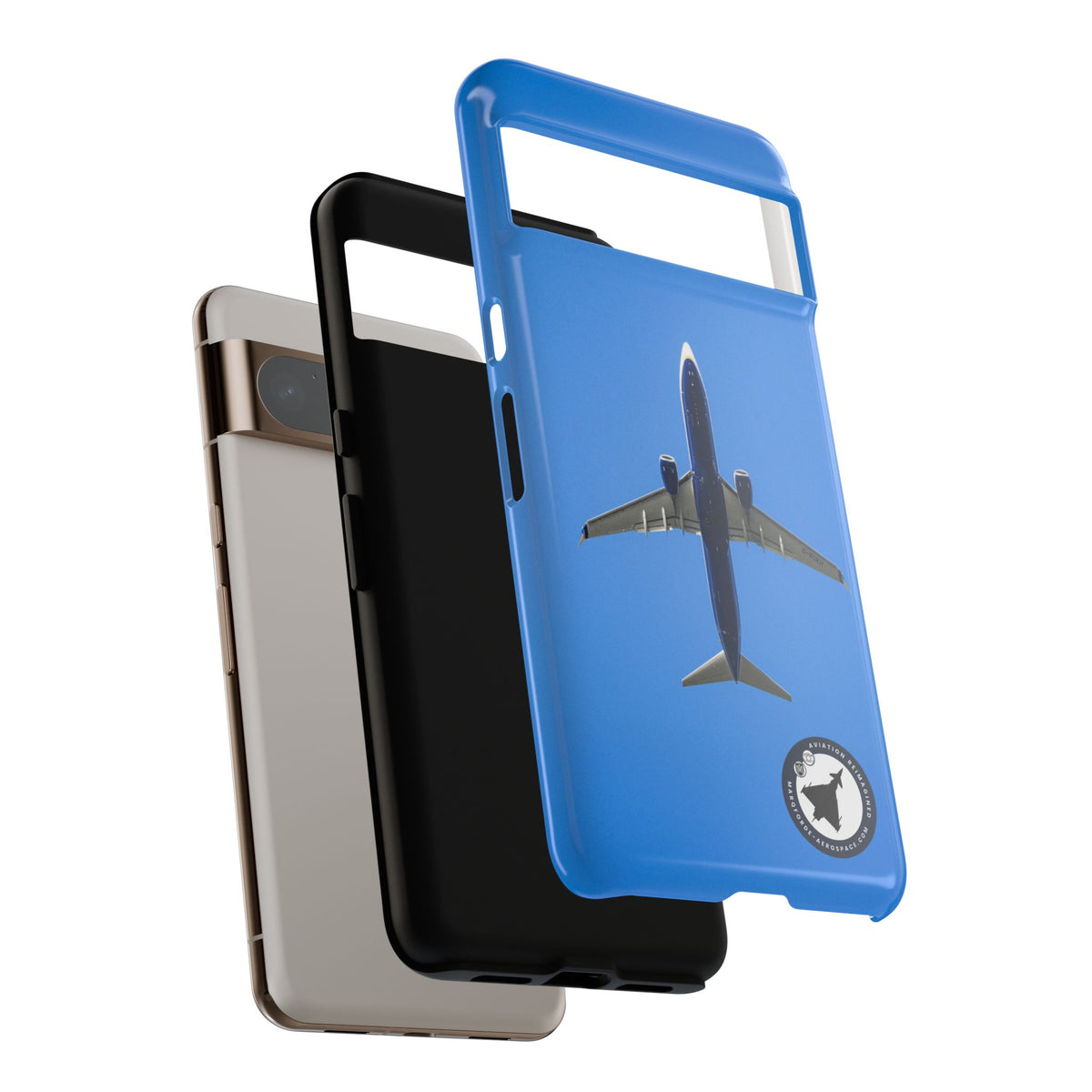 Ryanair Boeing 737-800 underside, directly overhead aviation photo Google Pixel tough phone case – view 14