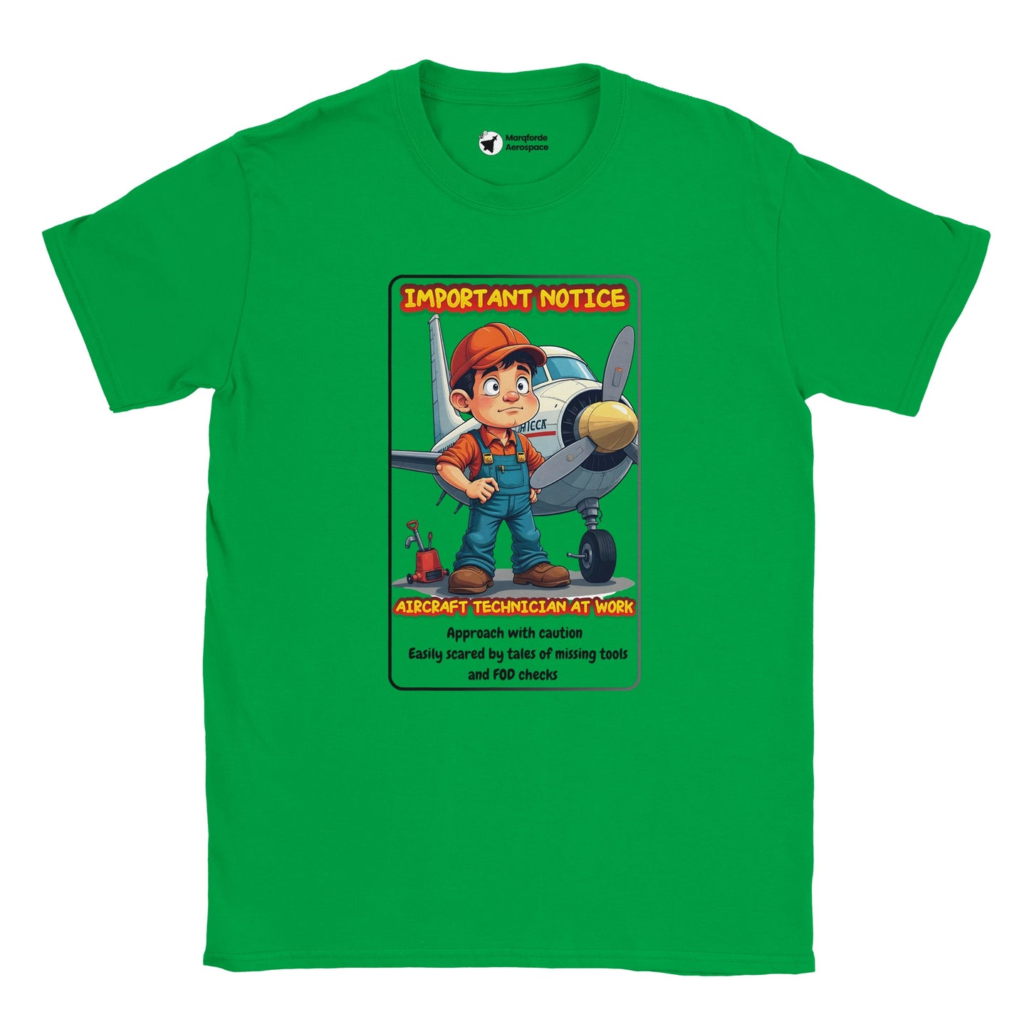 Aviation Maintenance T-Shirt – Aircraft Technician at Work Design
