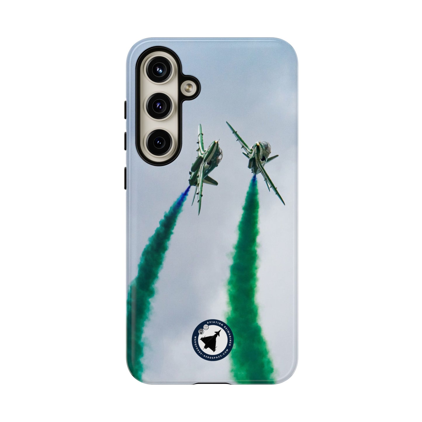 Side View of Royal Saudi Hawks Jet – Premium Samsung Tough Case Design