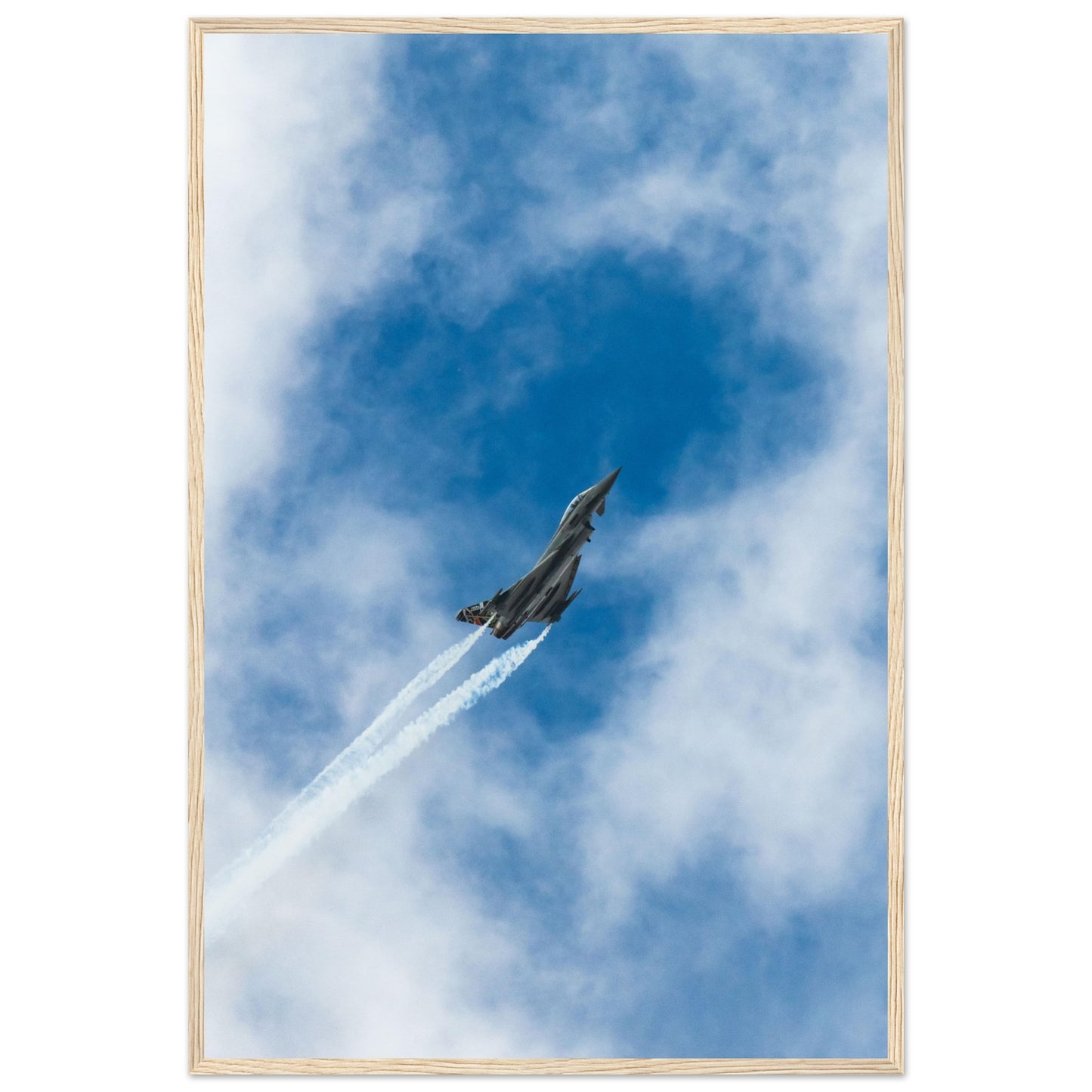 Aeronautica Militare Eurofighter Typhoon in Flight – High-Resolution Wall Art