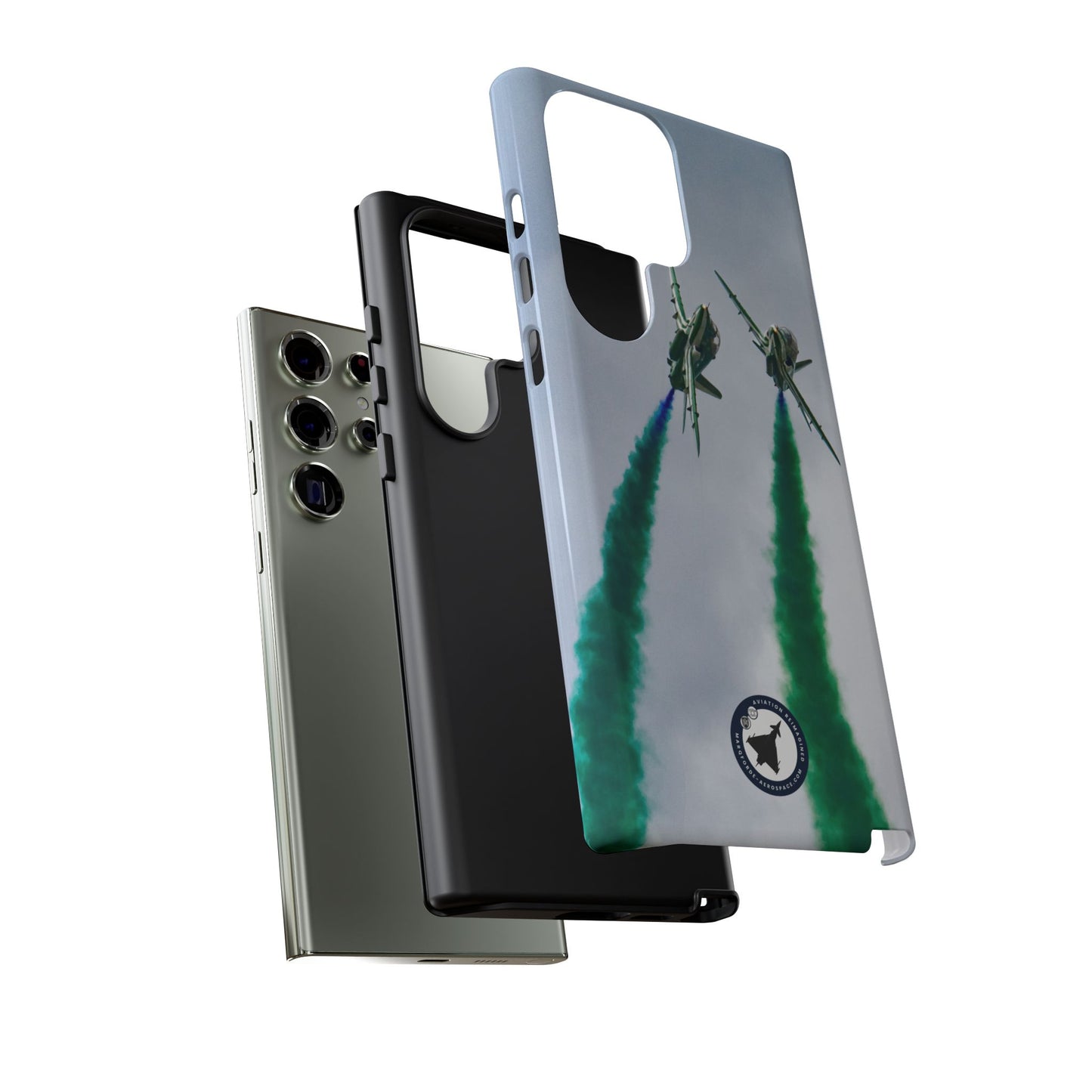Samsung Tough Case with Unique Royal Saudi Hawks Jet Art – Military Edition