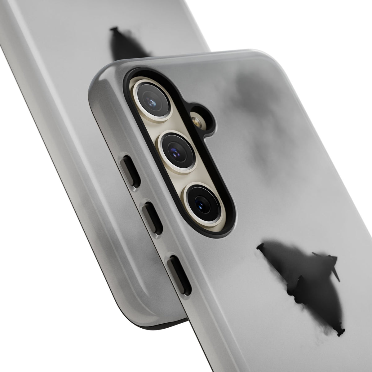 RAF Typhoon almost hidden in a cloud of vapour aviation photo Samsung Galaxy tough phone case – view 44