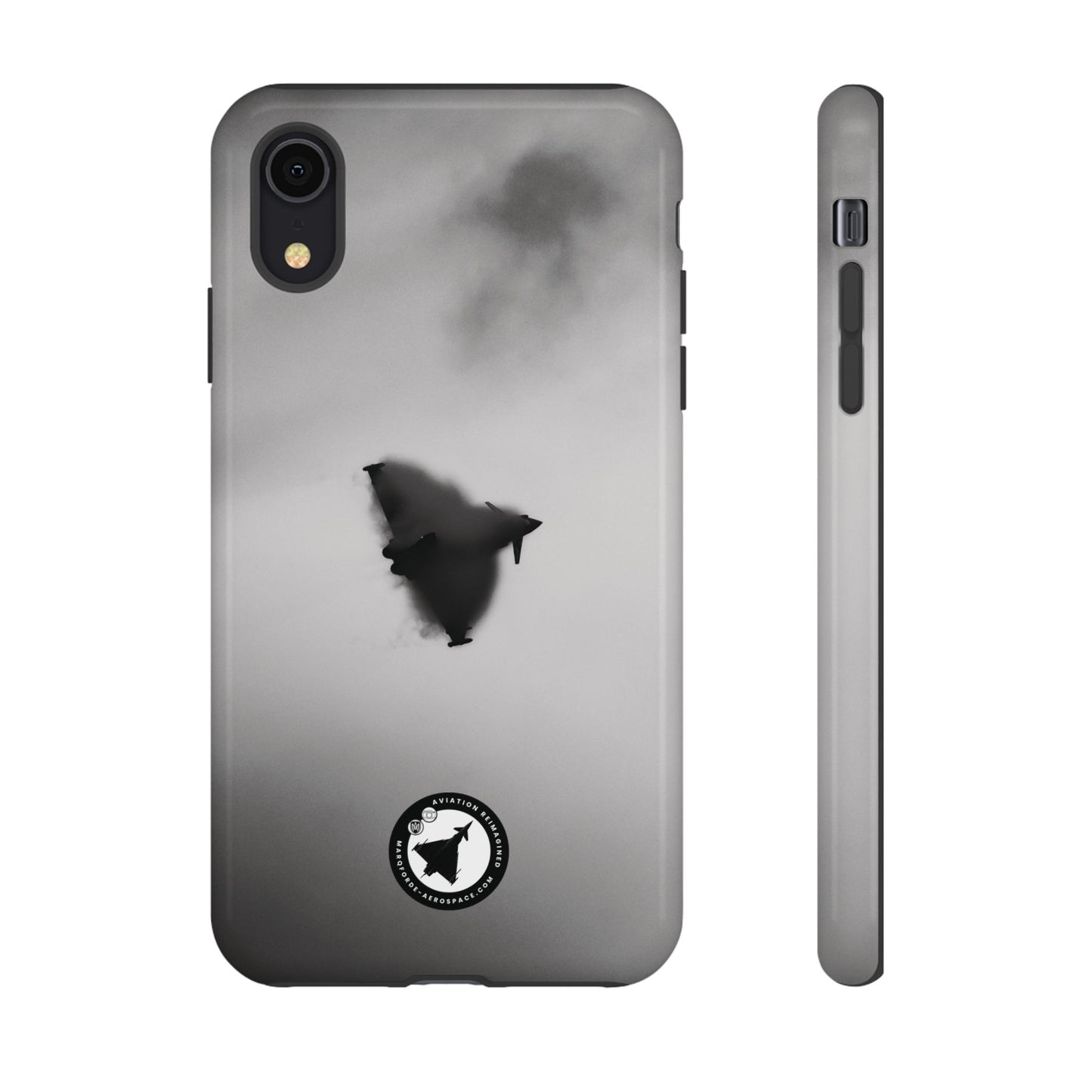 Durable iPhone Case with RAF Eurofighter Typhoon Jet Artwork