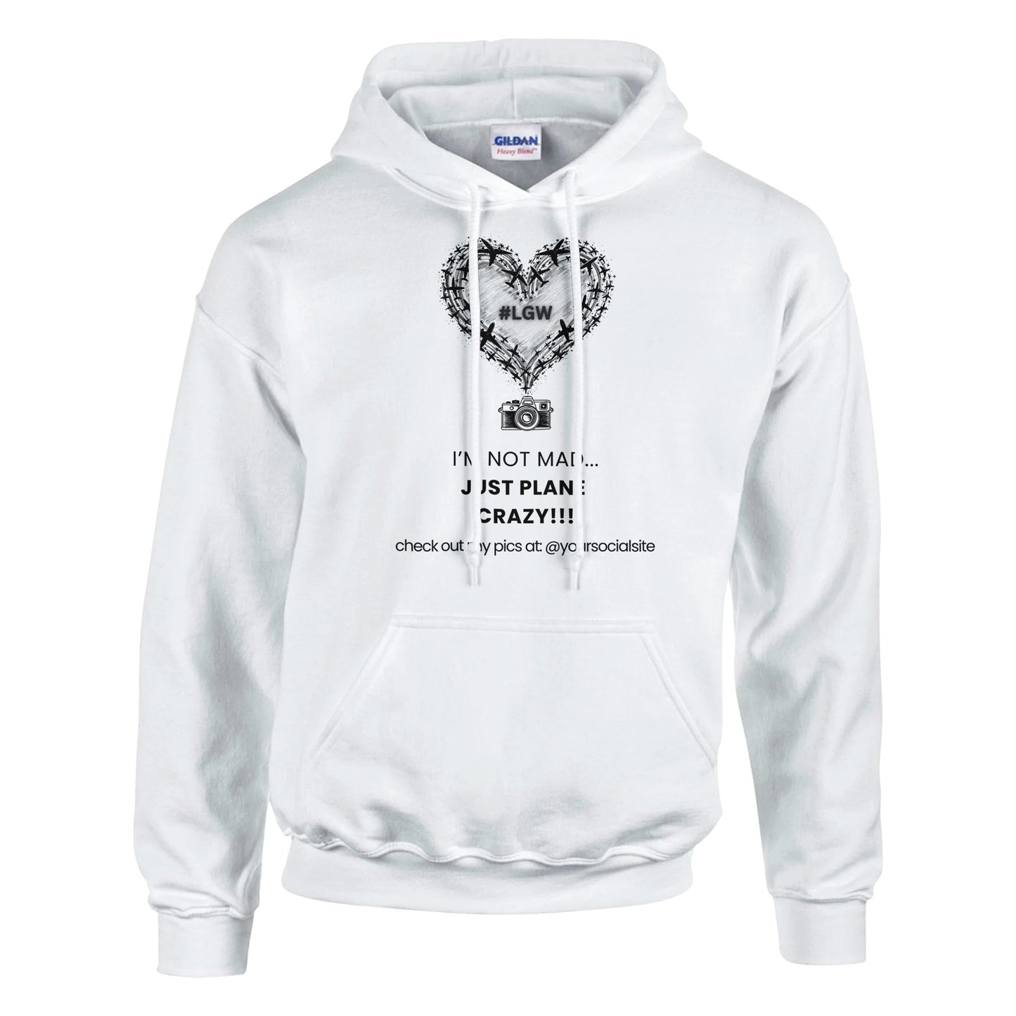 I'm Not Mad, Just Plane Crazy! Unisex T-Shirt – Fun Aviation Apparel