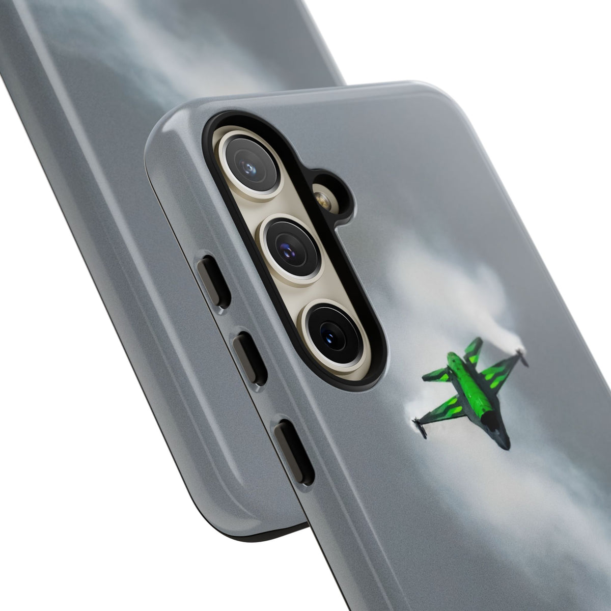Belgian F-16 Dream Viper head-on in vapour cloud aviation photo Samsung Galaxy tough phone case – view 40