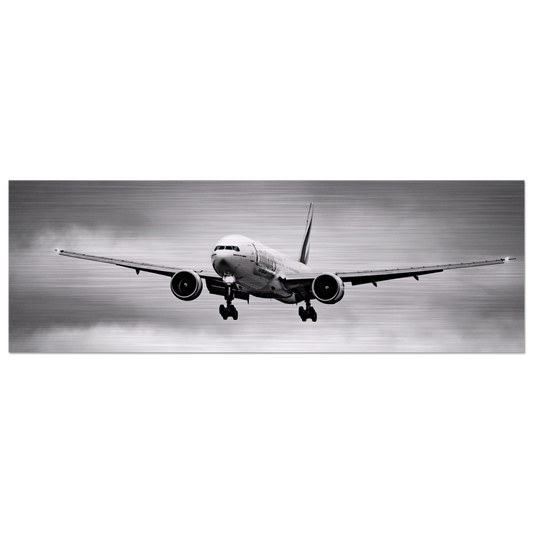 Close-Up of Emirates Boeing 777-300ER Aluminium Print – High-Quality Finish