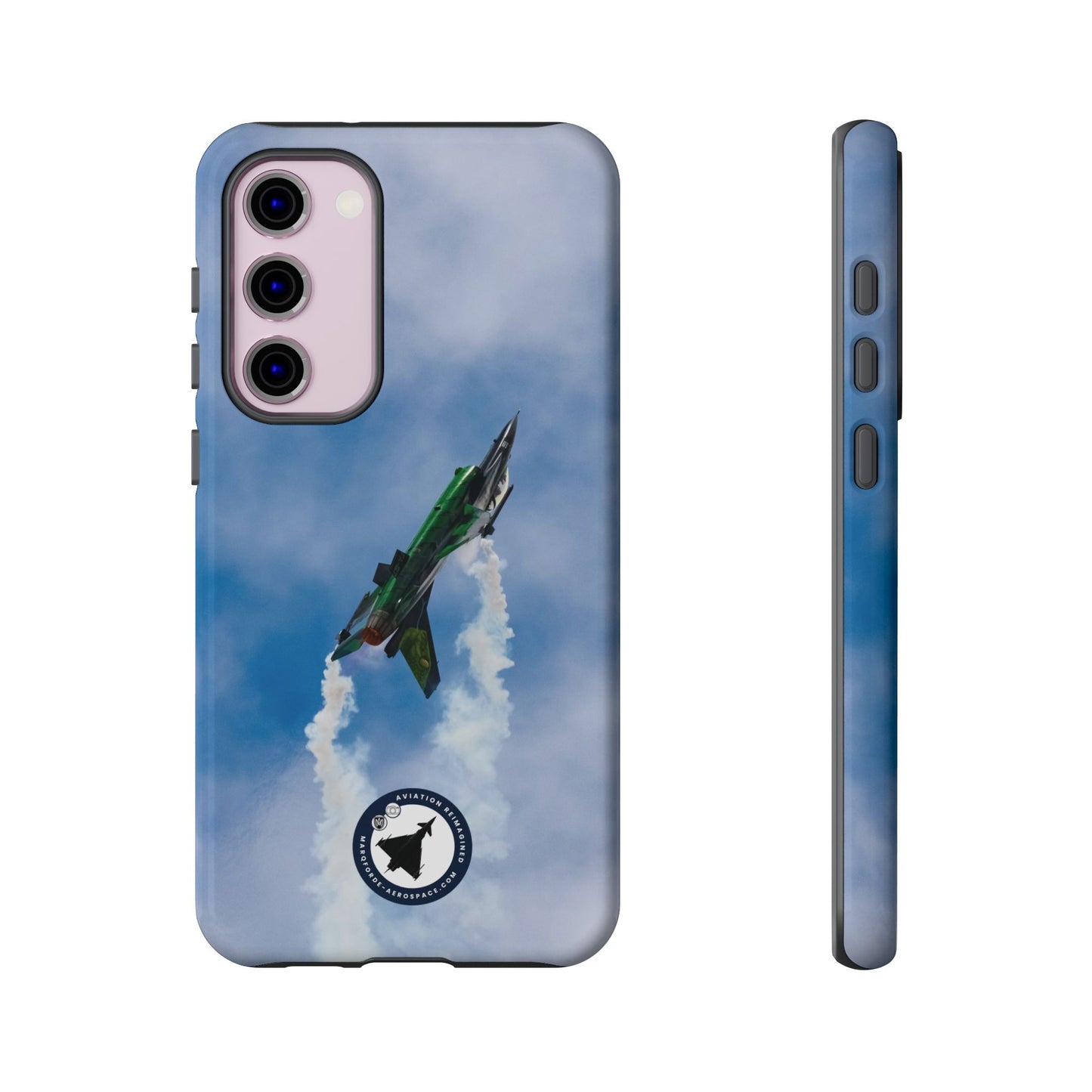 Premium Samsung Case with F-16 Viper Fighter Jet Maneuver