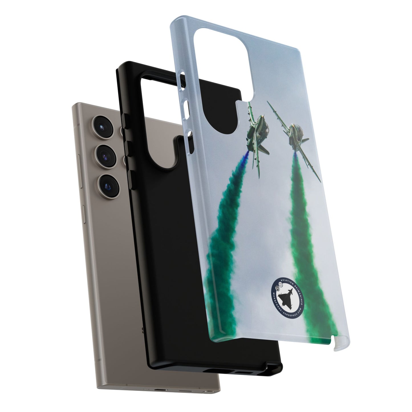 Exclusive Aerobatic Jet Art Samsung Case – Royal Saudi Hawks Special Edition