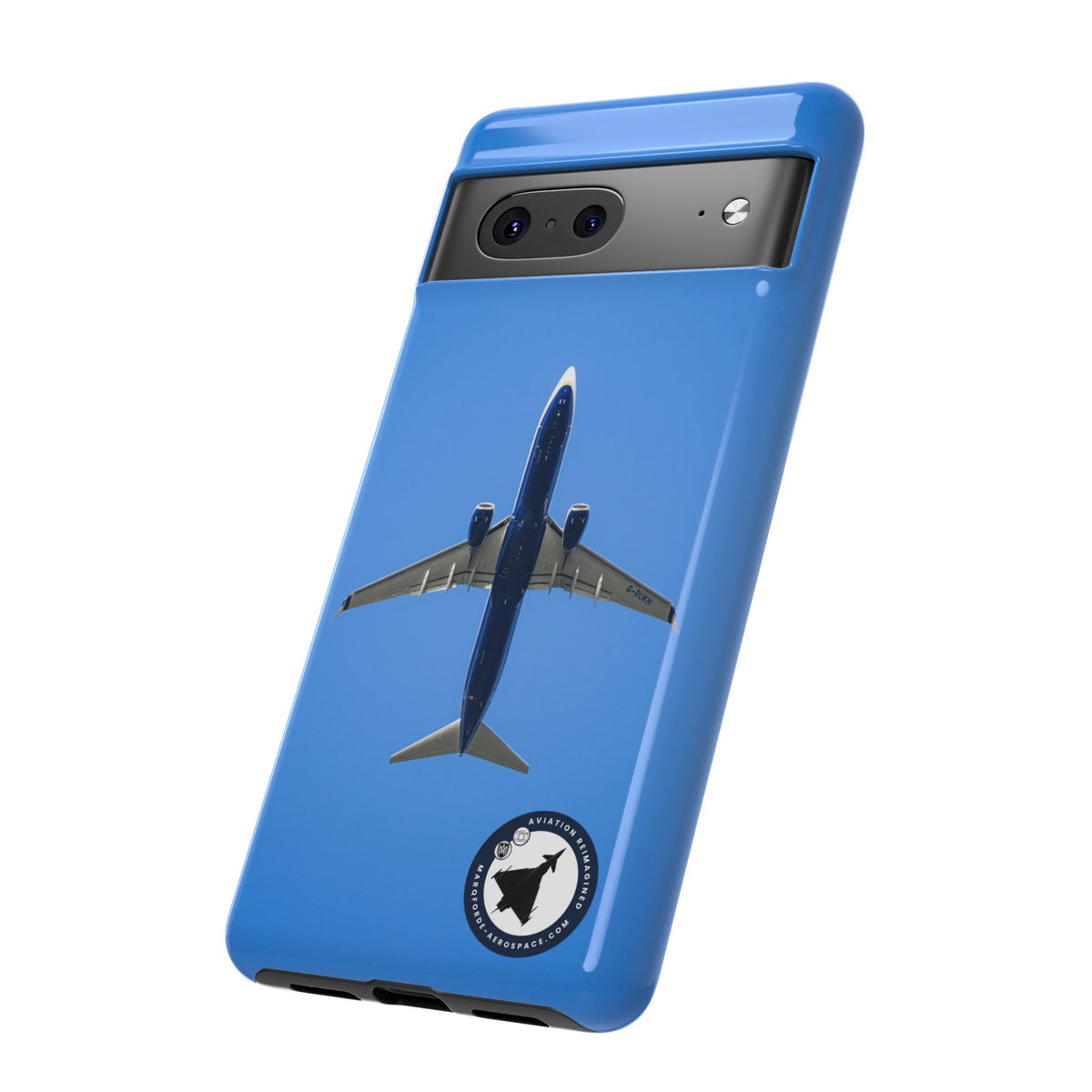 Ryanair Boeing 737-800 underside, directly overhead aviation photo Google Pixel tough phone case – view 9
