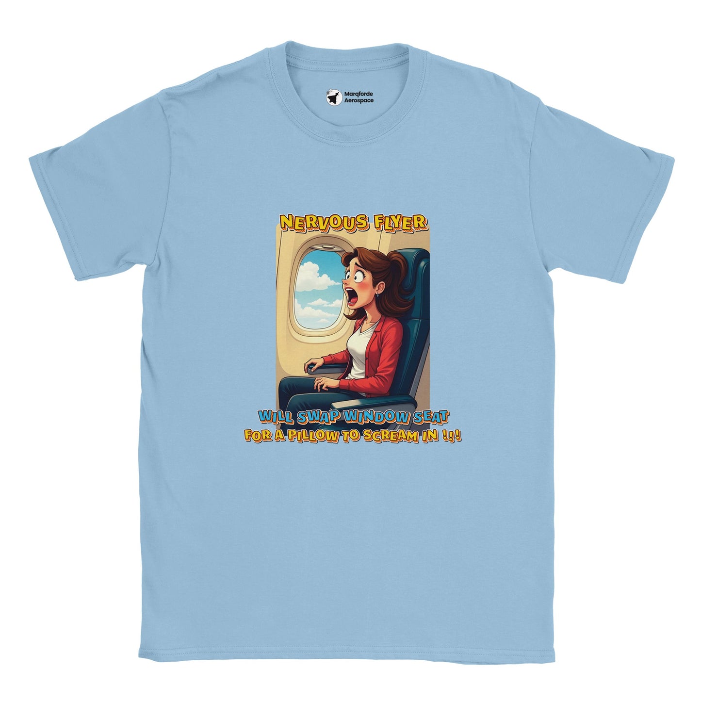 Nervous Flyer Checklist Unisex Shirt – Playful & Comedic Flight Wear