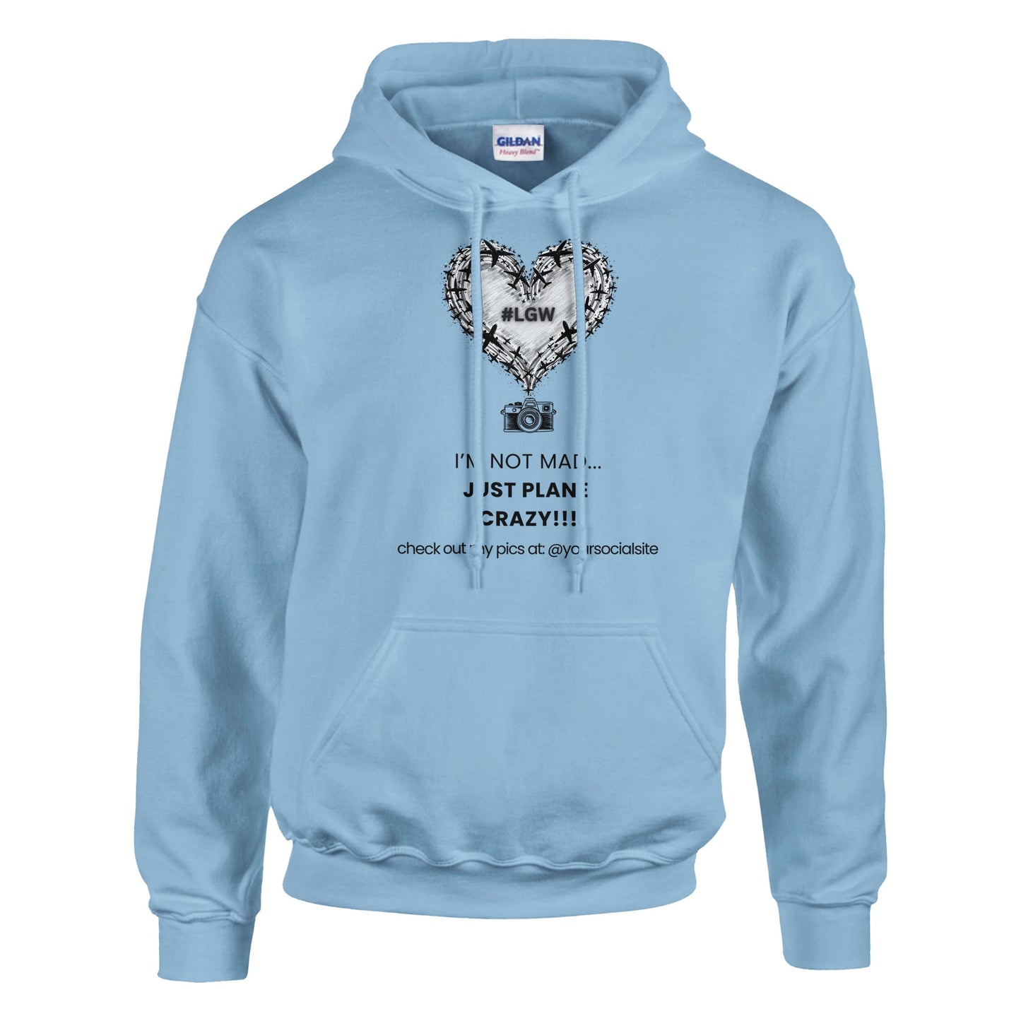 I'm Not Mad, Just Plane Crazy! T-Shirt – Great Gift for AvGeeks