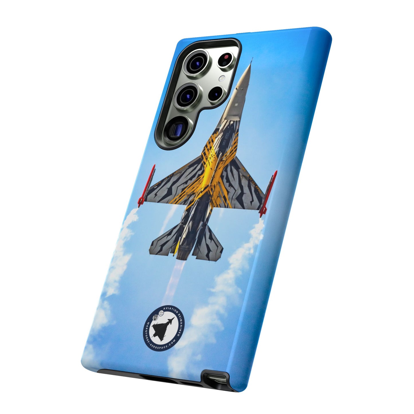 Aviation-Grade Tough Case – Featuring F-16 Viper Fighter Jet