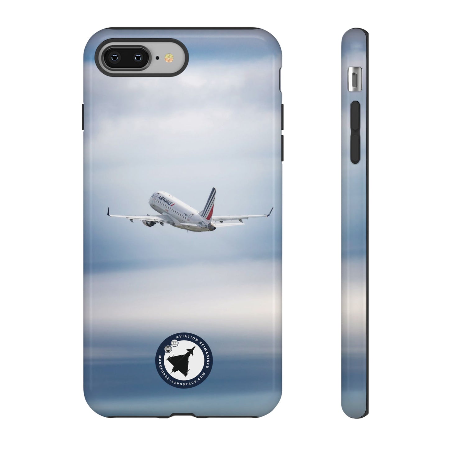 Premium iPhone Case Featuring Air France Embraer 190 Aircraft
