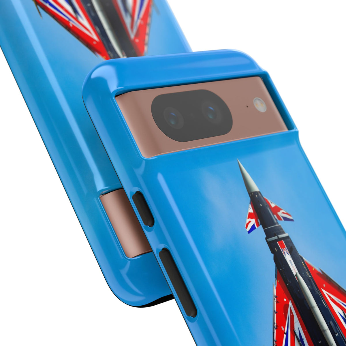 Union Flag Typhoon Blackjack climbing, seen from below aviation photo Google Pixel tough phone case – view 15