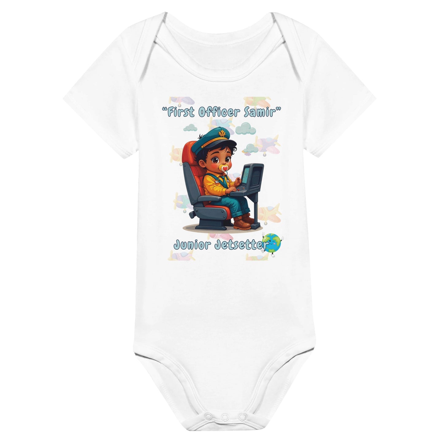 Aviation Enthusiast Baby Apparel – Junior Jetsetter Edition
