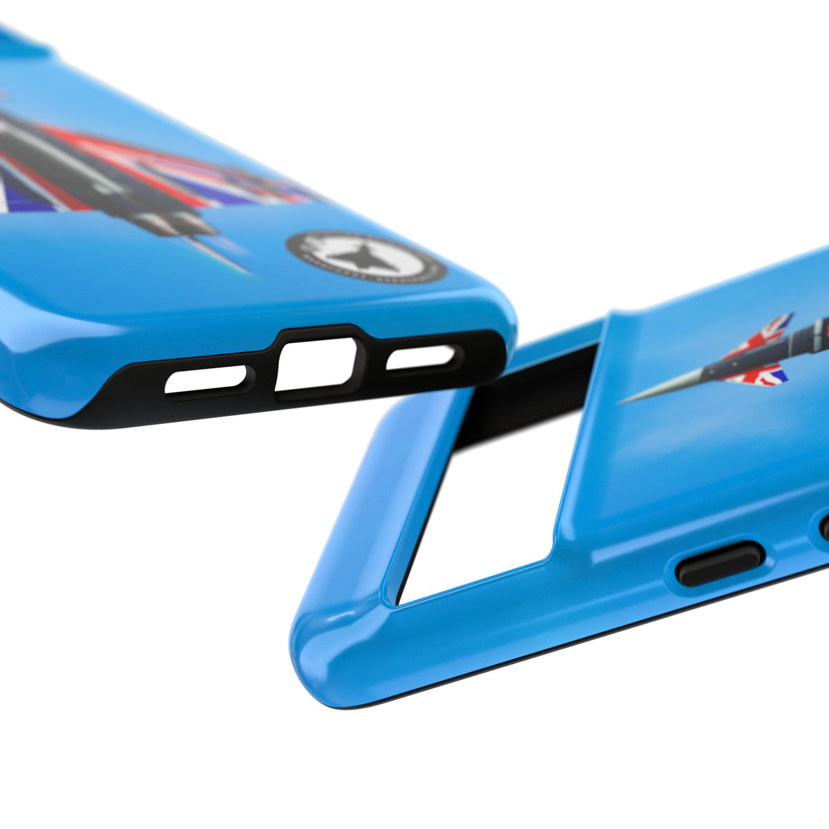 Union Flag Typhoon Blackjack climbing, seen from below aviation photo Google Pixel tough phone case – view 13