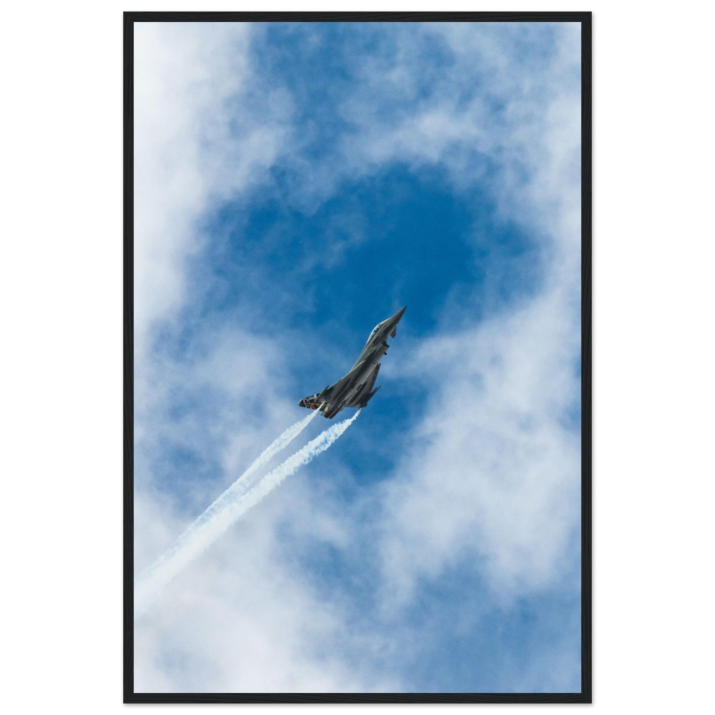 Aviation-Themed Wall Art – Italian Air Force Eurofighter Typhoon Print