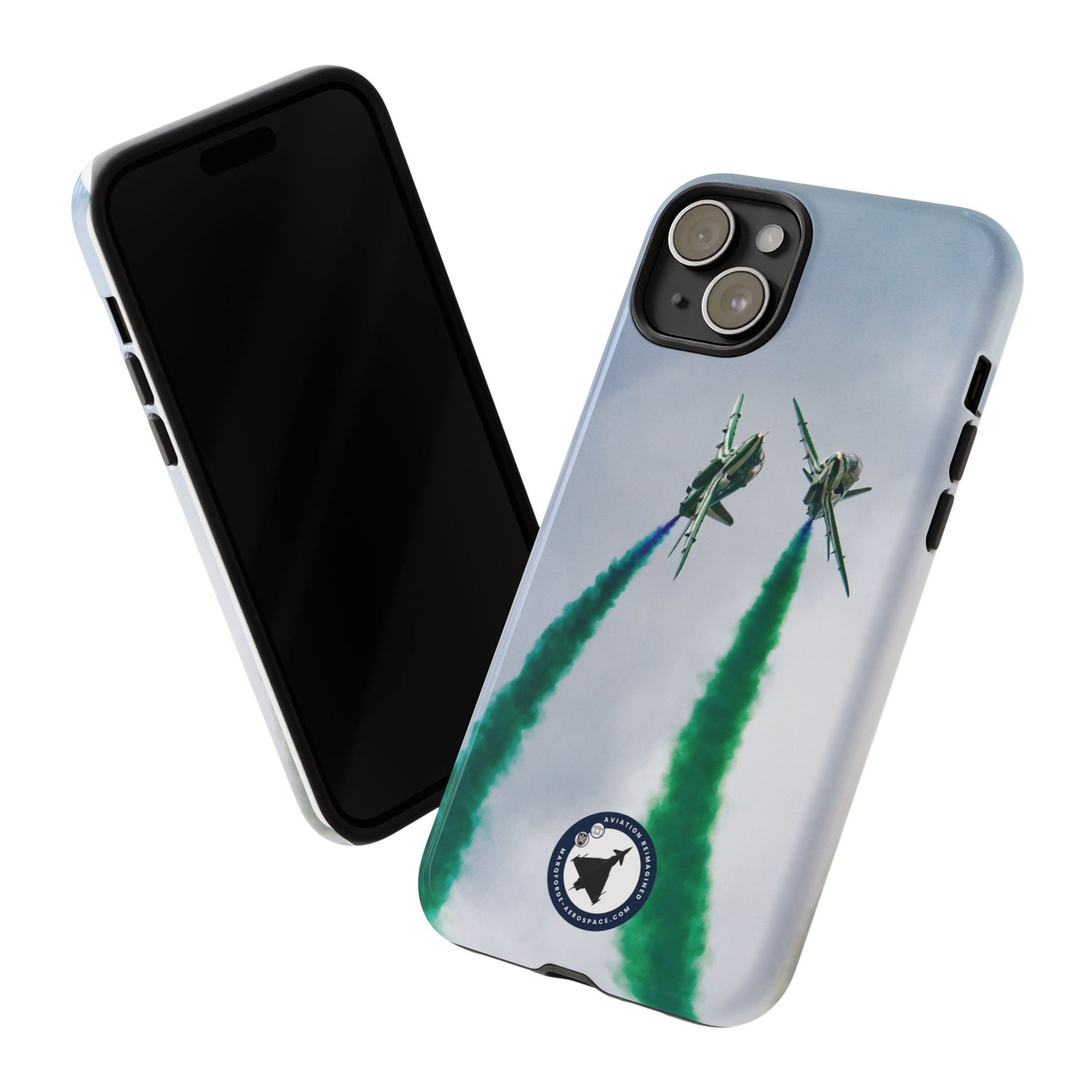 Protective Aviation iPhone Case with Saudi Hawks Formation Stunt