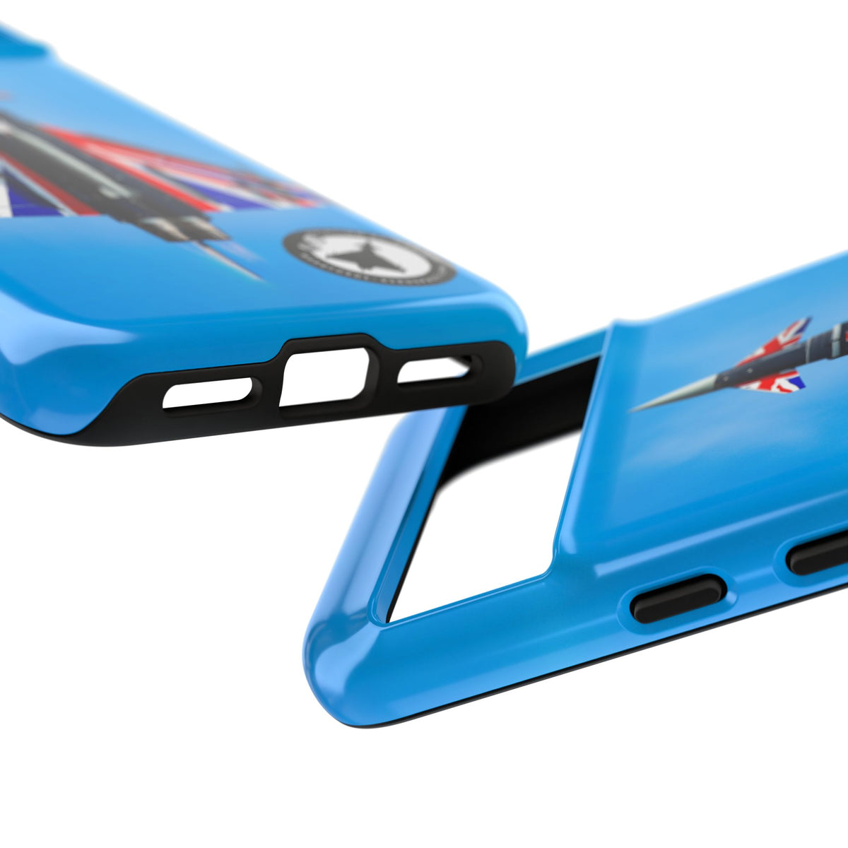 Union Flag Typhoon Blackjack climbing, seen from below aviation photo Google Pixel tough phone case – view 16