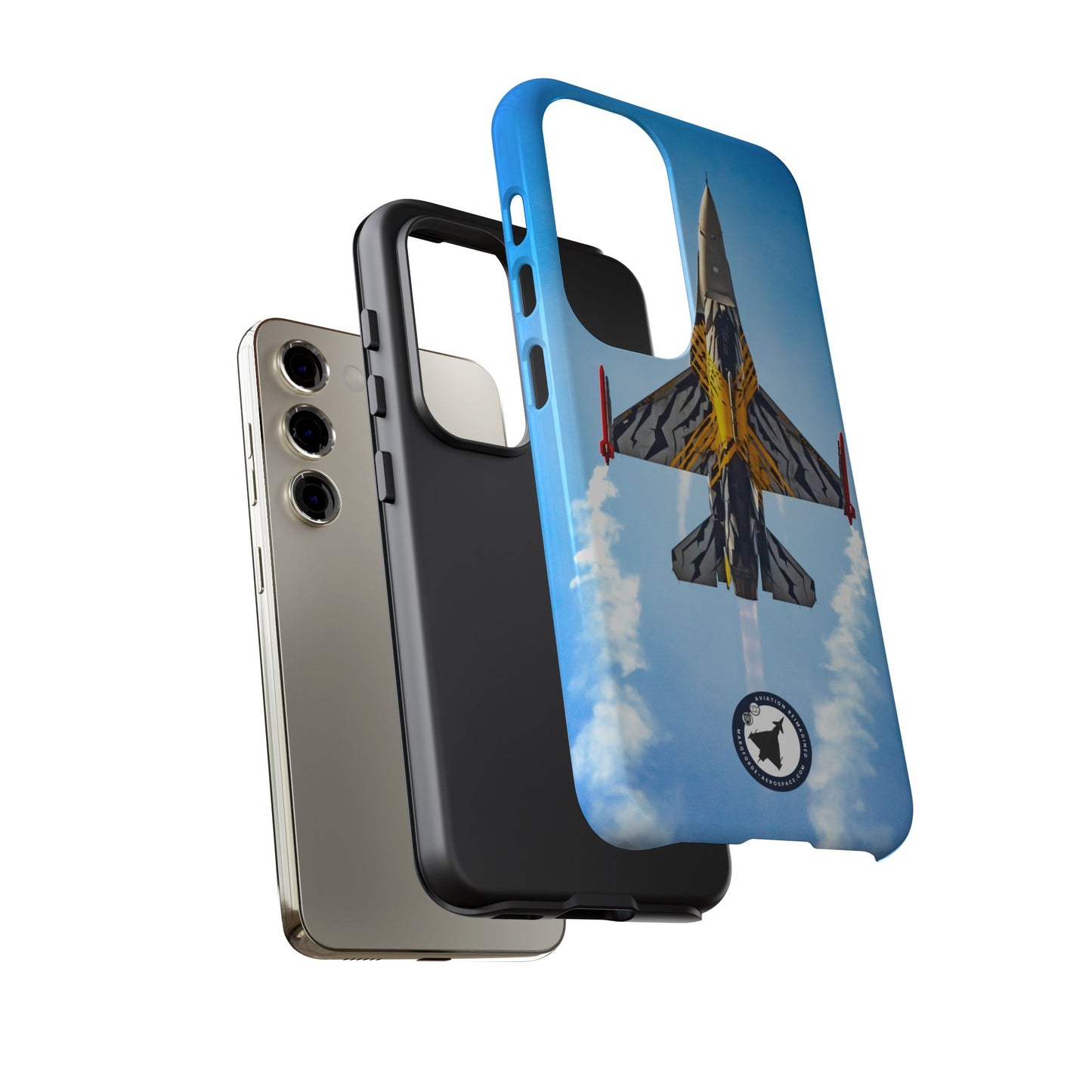 F-16 Viper Takeoff Scene on Samsung Tough Case – Aviation Art