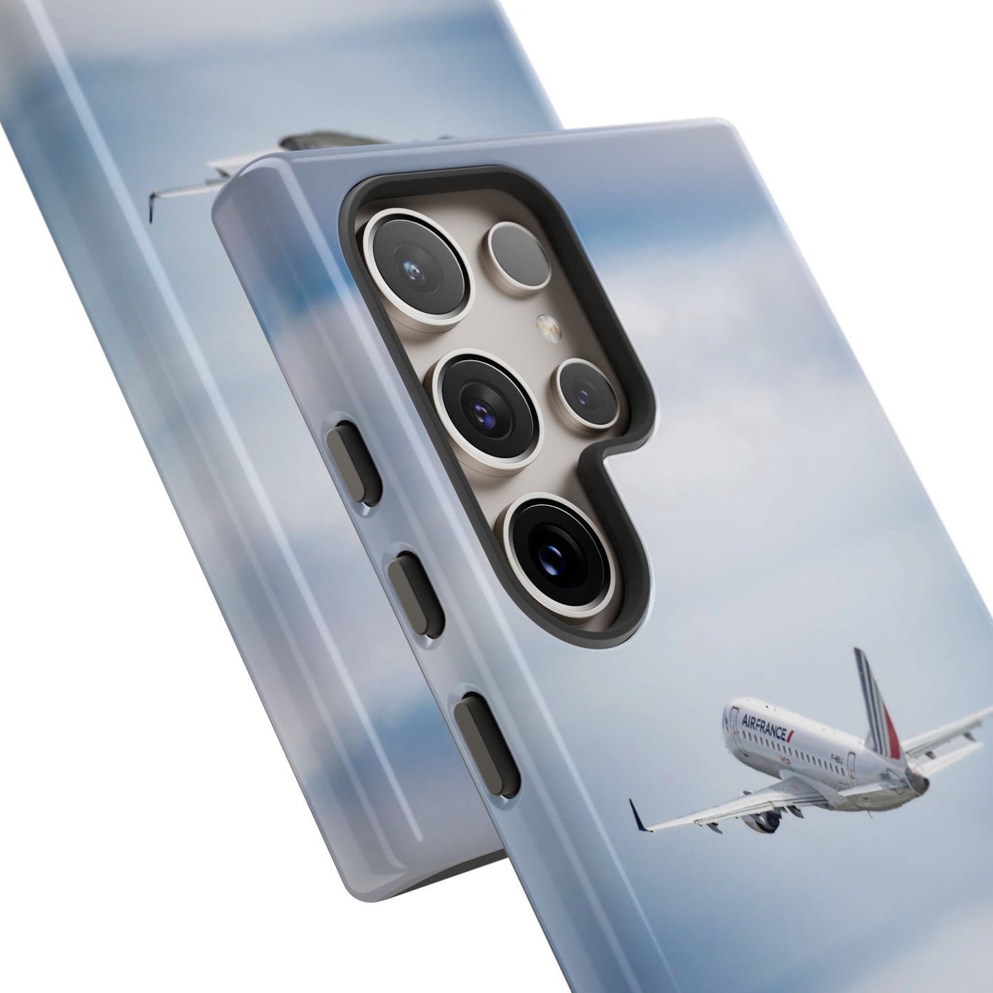 Bold Commercial Jet on Air France Samsung Case – Tough Shell