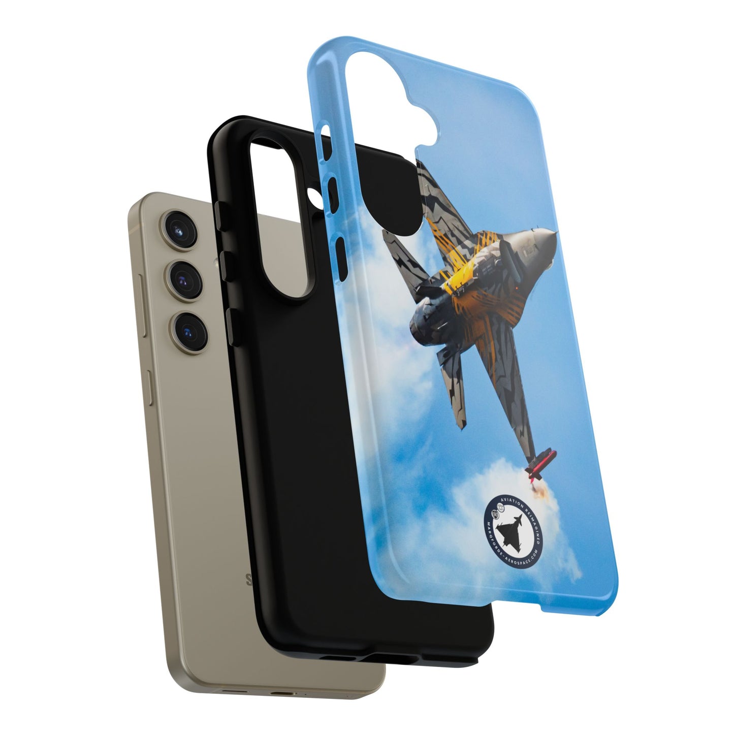 Military Aviation Phone Case – F-16 Viper Fighter Jet Edition