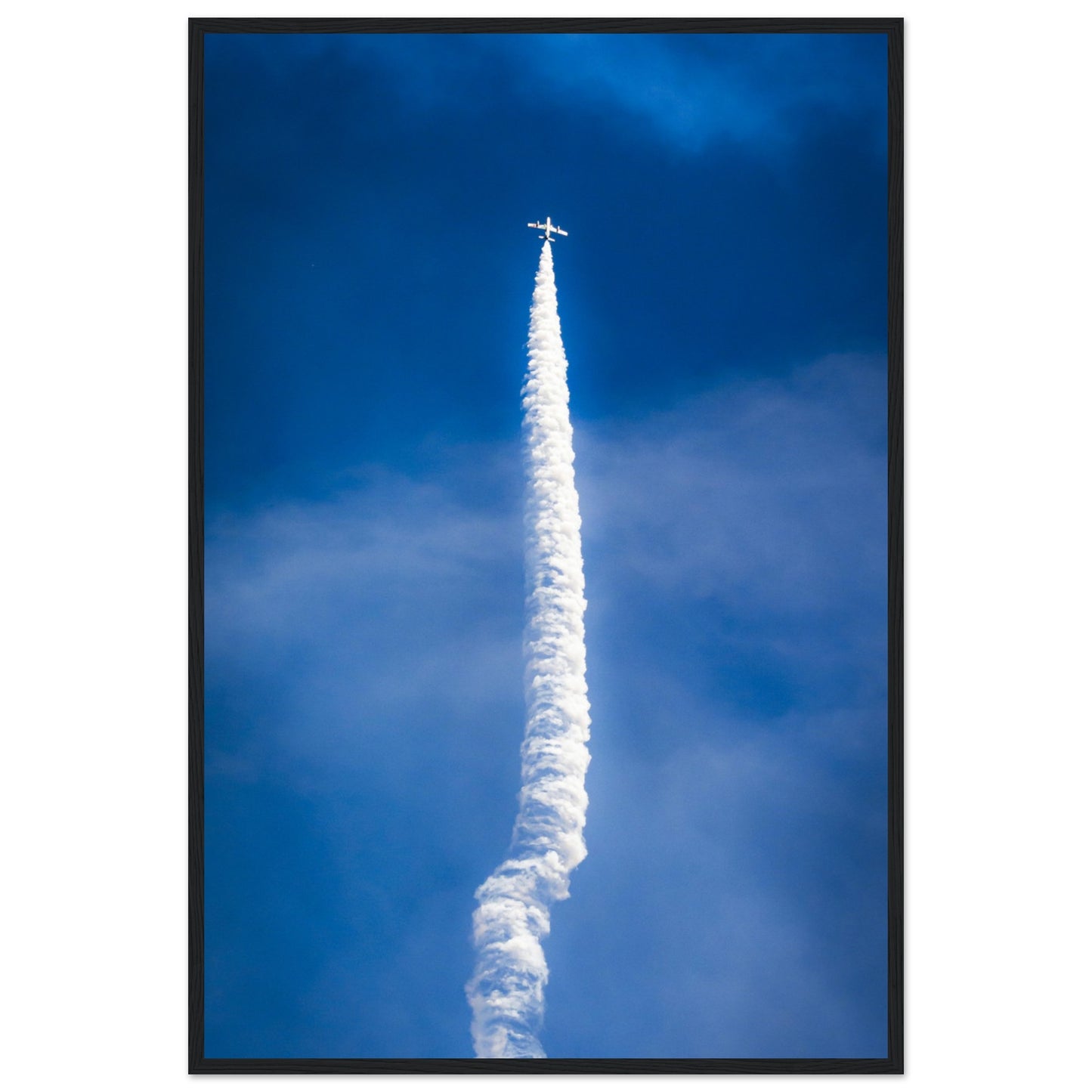 Frecce Tricolori Solo Ascent Fine Art Wooden Framed Poster – Premium Aviation Wall Art