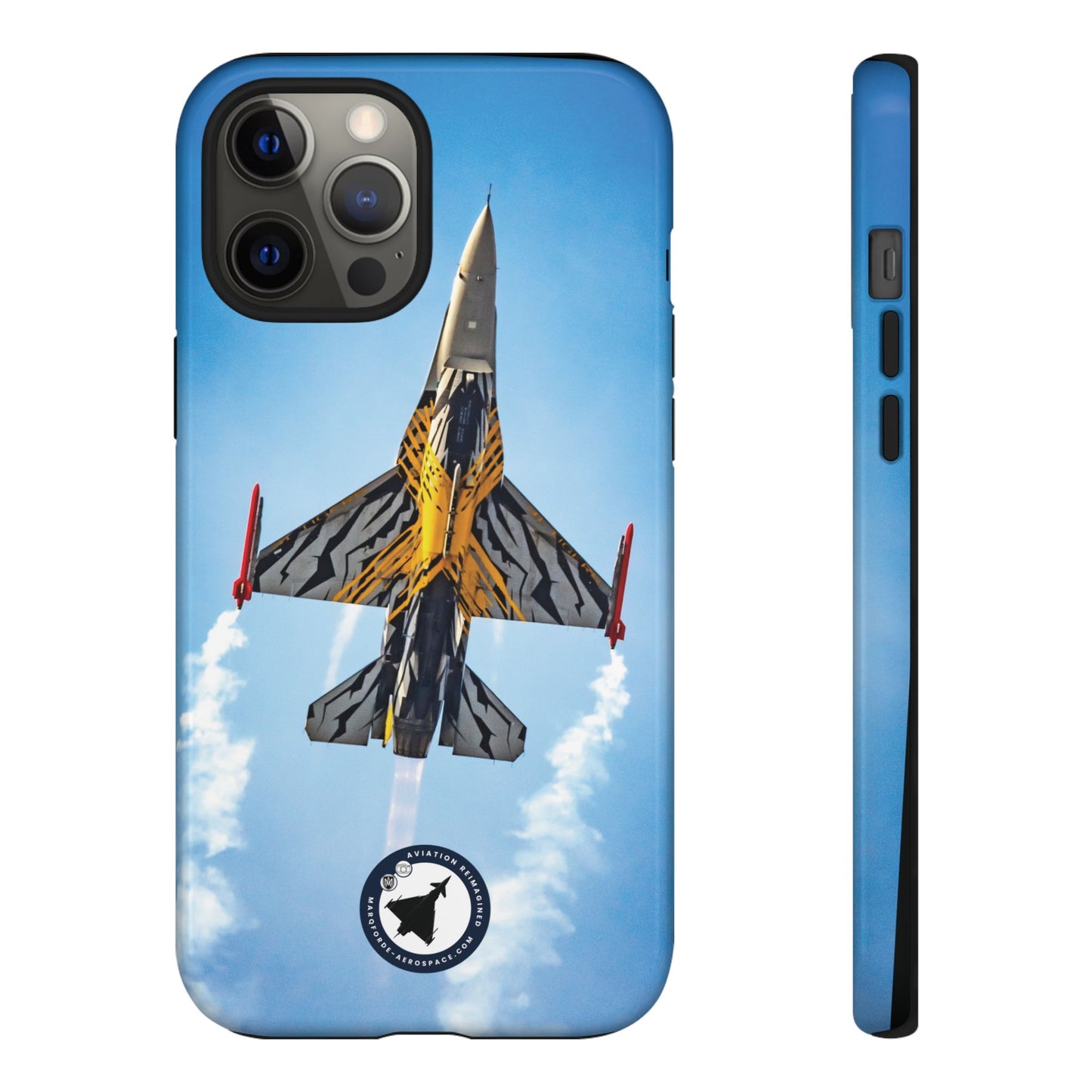 Stunning Blue Sky F-16 Viper iPhone Case – Aviation Gift