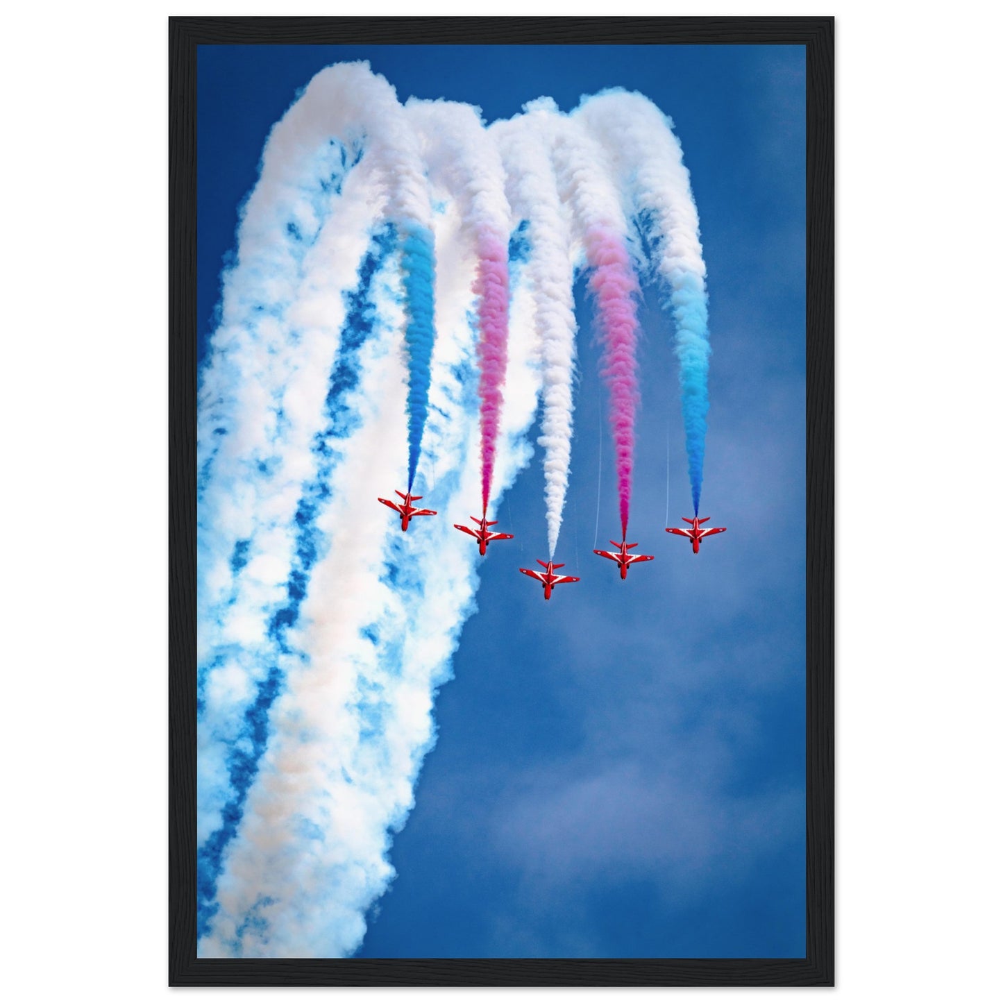Close-Up of RAF Red Arrows Apollo Loop Print – High-Quality Framed Artwork
