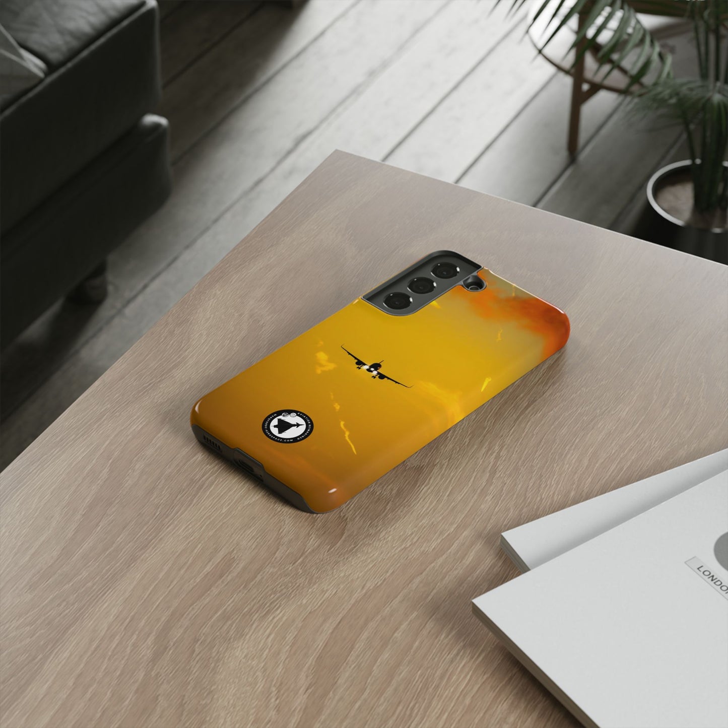 Airbus A321neo Climbing After Takeoff – Printed on iPhone Tough Case