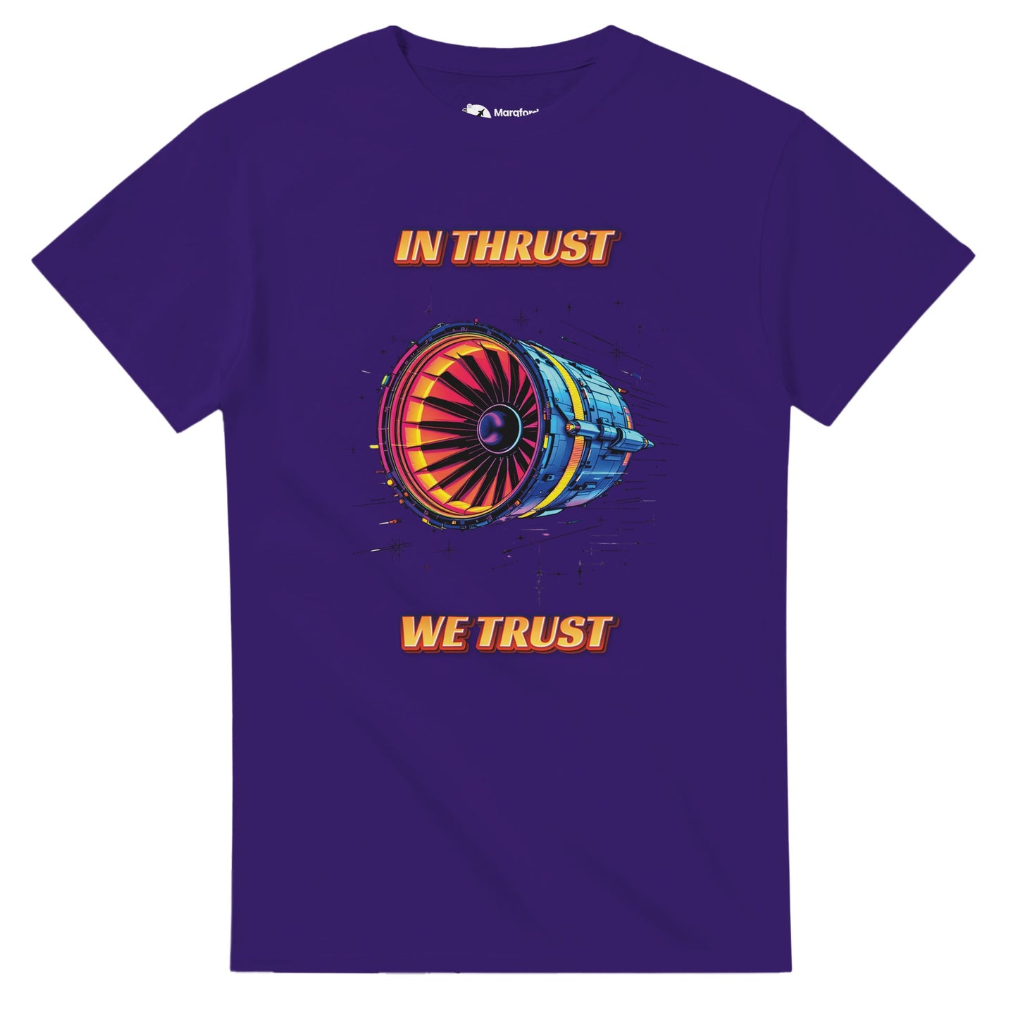 In Thrust We Trust Unisex T-Shirt – Aviation-Themed Apparel