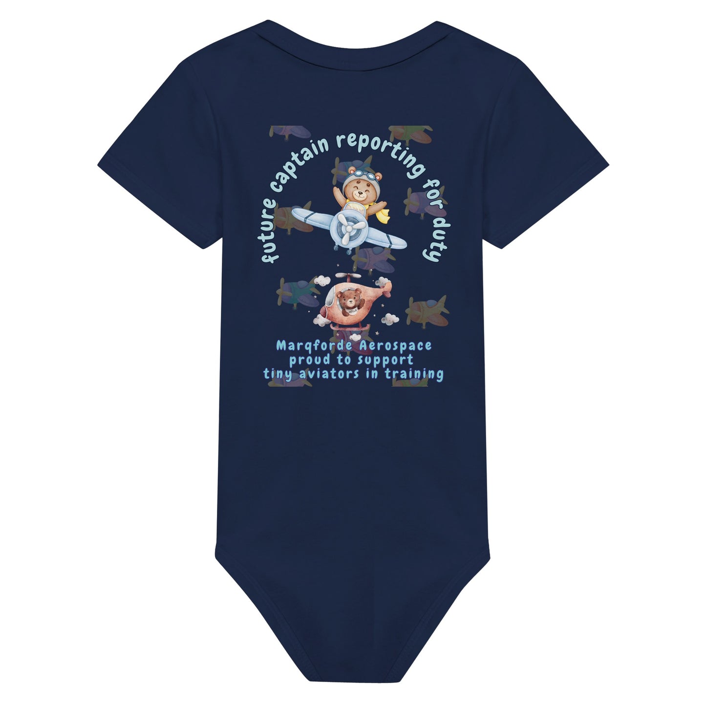 Junior Jetsetter Boys' Bodysuit – Ideal for Little Aviation Enthusiasts