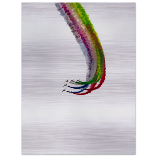 Close-Up of Al-Fursan Aerobatic Team Aluminum Print – High-Quality Finish
