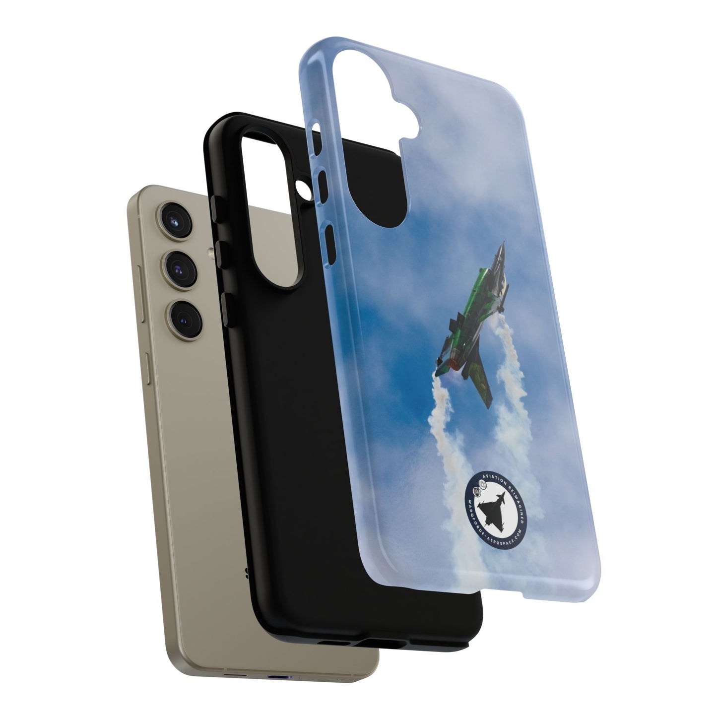 Premium Aviation Samsung Case Featuring F-16 Viper Combat Jet