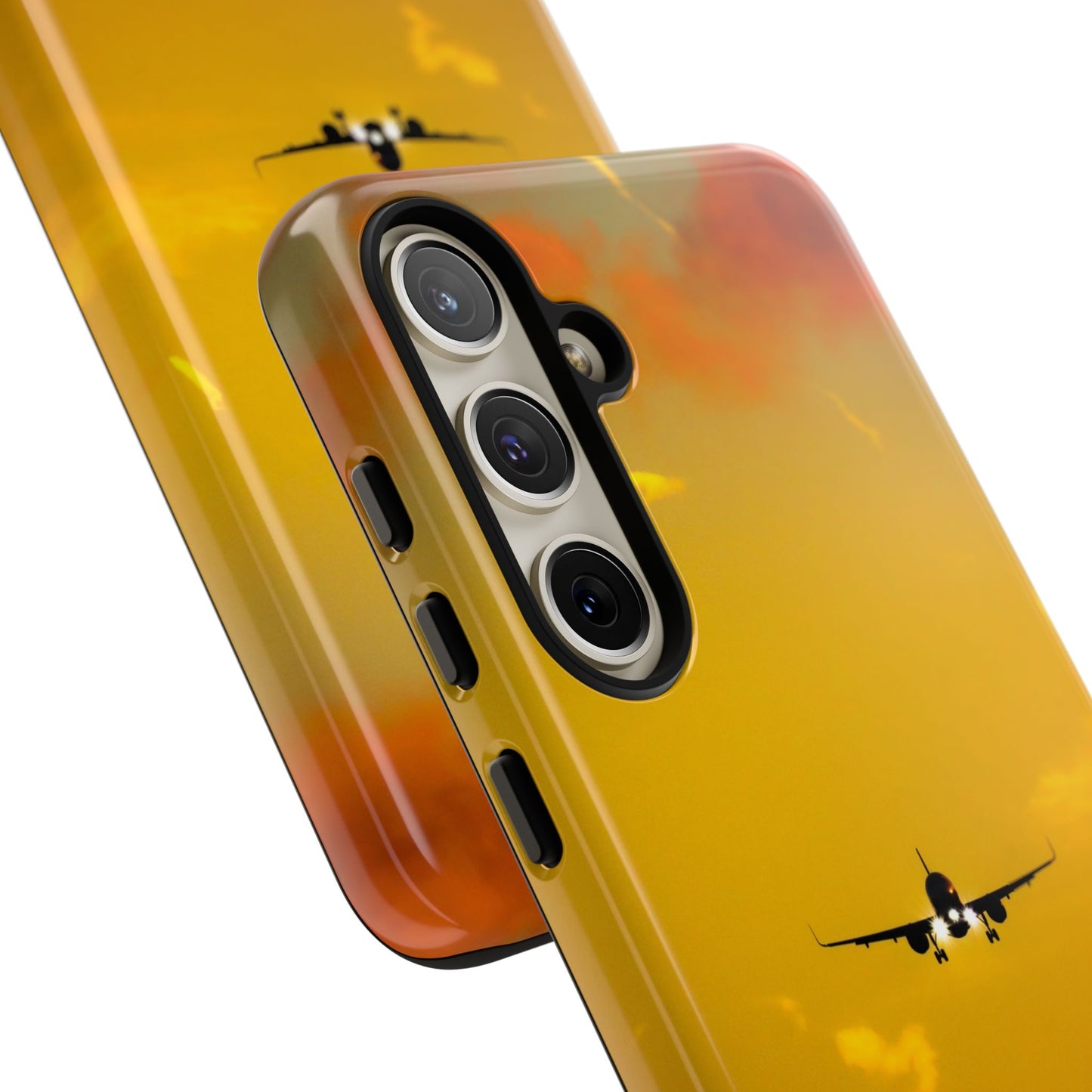 Close-Up of Aer Lingus Airbus A321neo Performing Aerial Maneuvers – iPhone Case