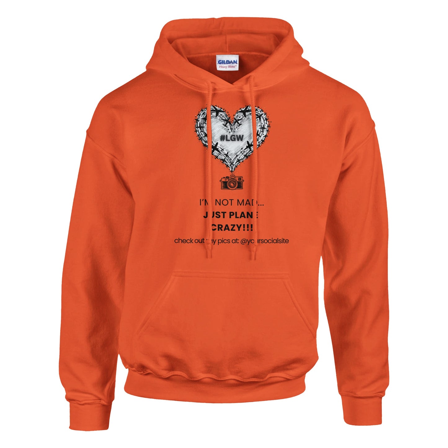Unisex Aviation-Themed Shirt – I'm Not Mad, Just Plane Crazy! Edition