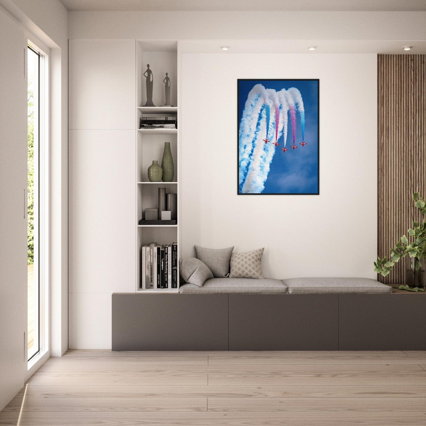 Limited Edition RAF Red Arrows Apollo Loop Framed Print – Collector’s Piece