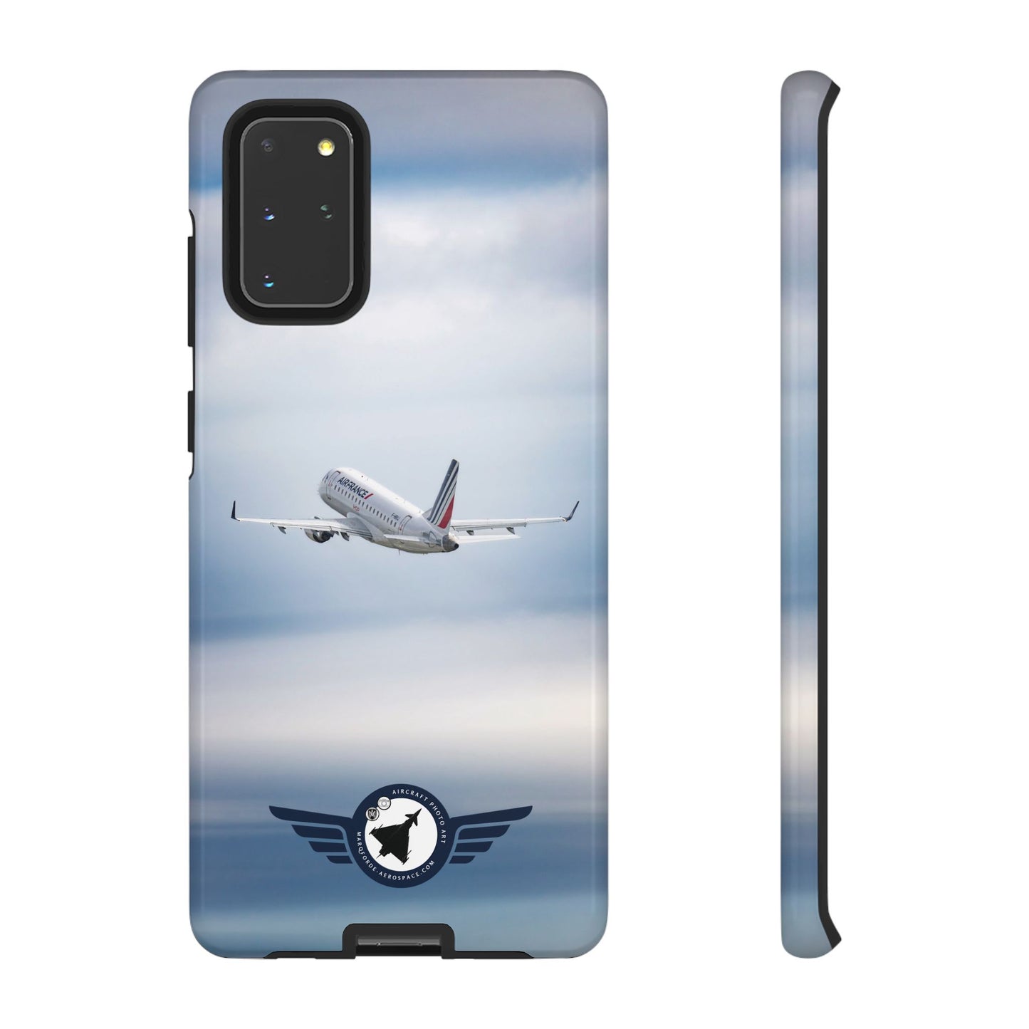Protective Samsung Case Featuring Air France Jet in Action