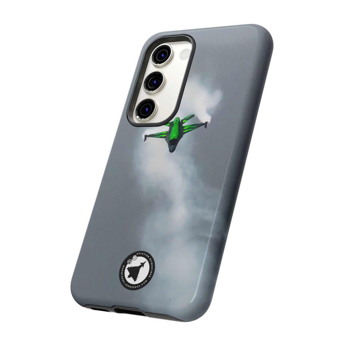 Belgian F-16 Dream Viper head-on in vapour cloud aviation photo Samsung Galaxy tough phone case – view 28