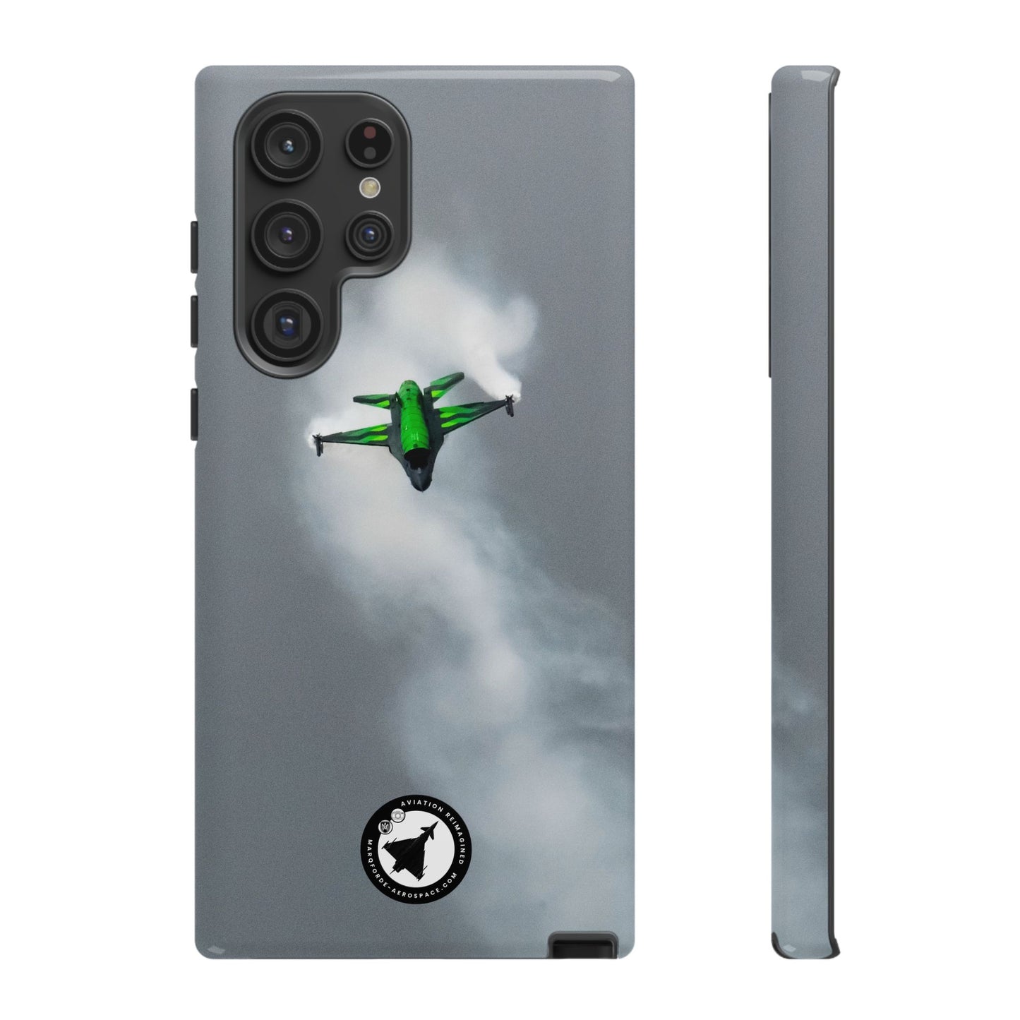 Close-Up of F-16 Viper Jet Artwork – Military Aircraft Phone Case