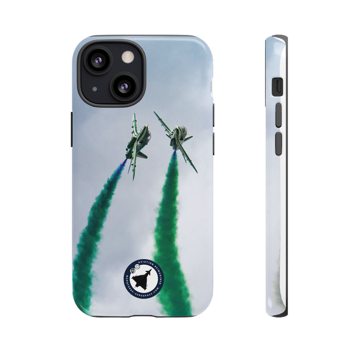 Bold & Rugged iPhone Tough Case Featuring Saudi Hawks Display