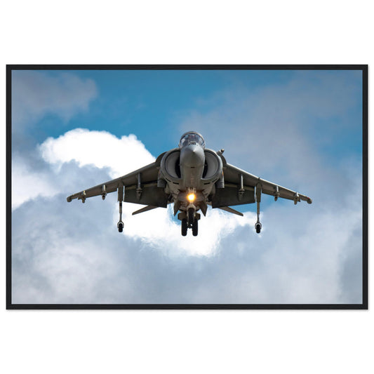 Close-Up of Spanish Navy Harrier Print – High-Quality Framed Artwork
