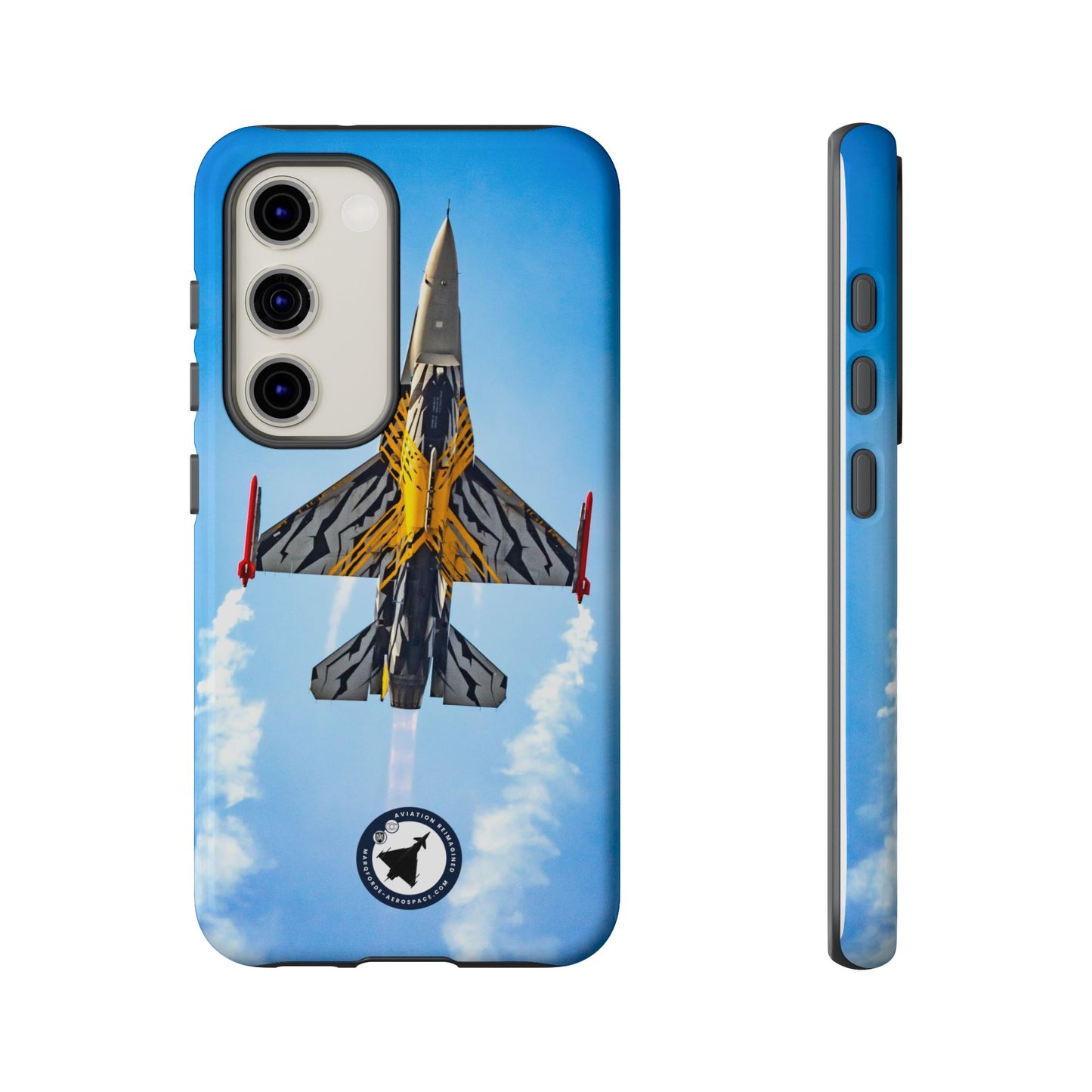 Side View of F-16 Viper Samsung Case – Premium Aircraft Design