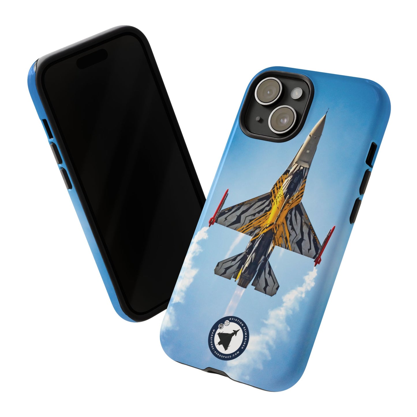 Premium Tough iPhone Case – F-16 Viper Jet Display