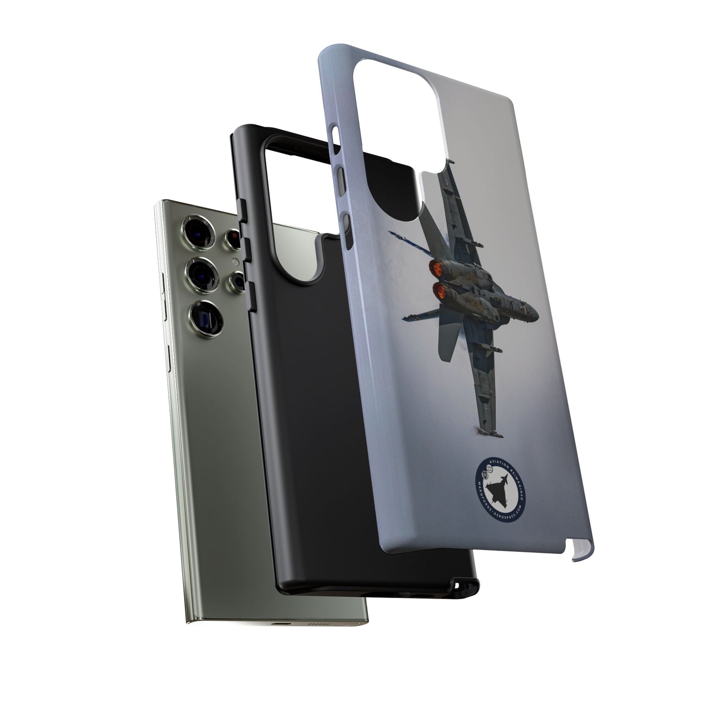 Samsung Case with Tactical Fighter Jet Art – Finnish F-18 Hornet Edition