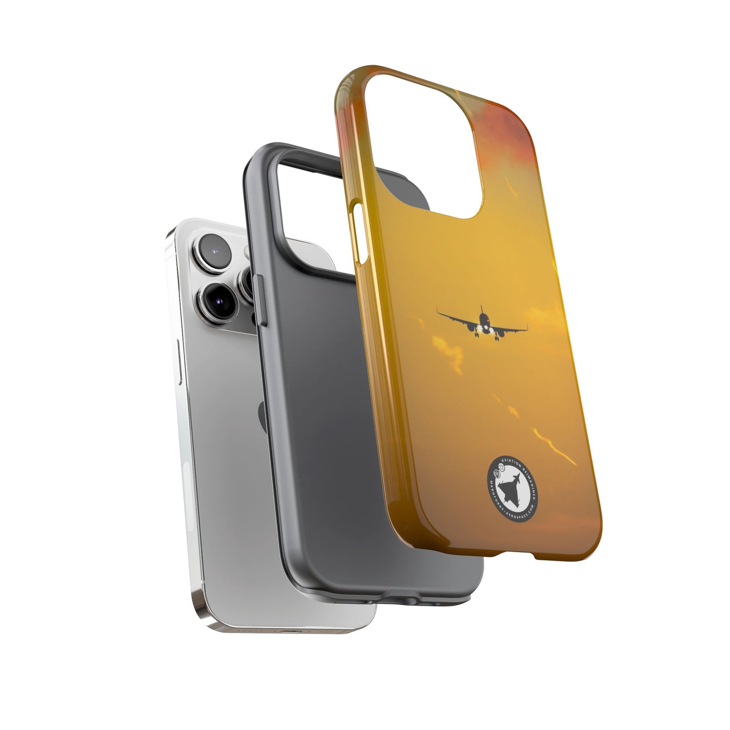 Aer Lingus Aircraft in Flight – Featuring Airbus A321neo iPhone Case