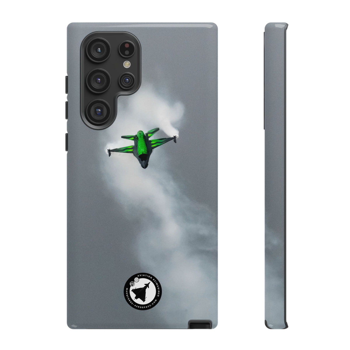Belgian F-16 Dream Viper head-on in vapour cloud aviation photo Samsung Galaxy tough phone case – view 9
