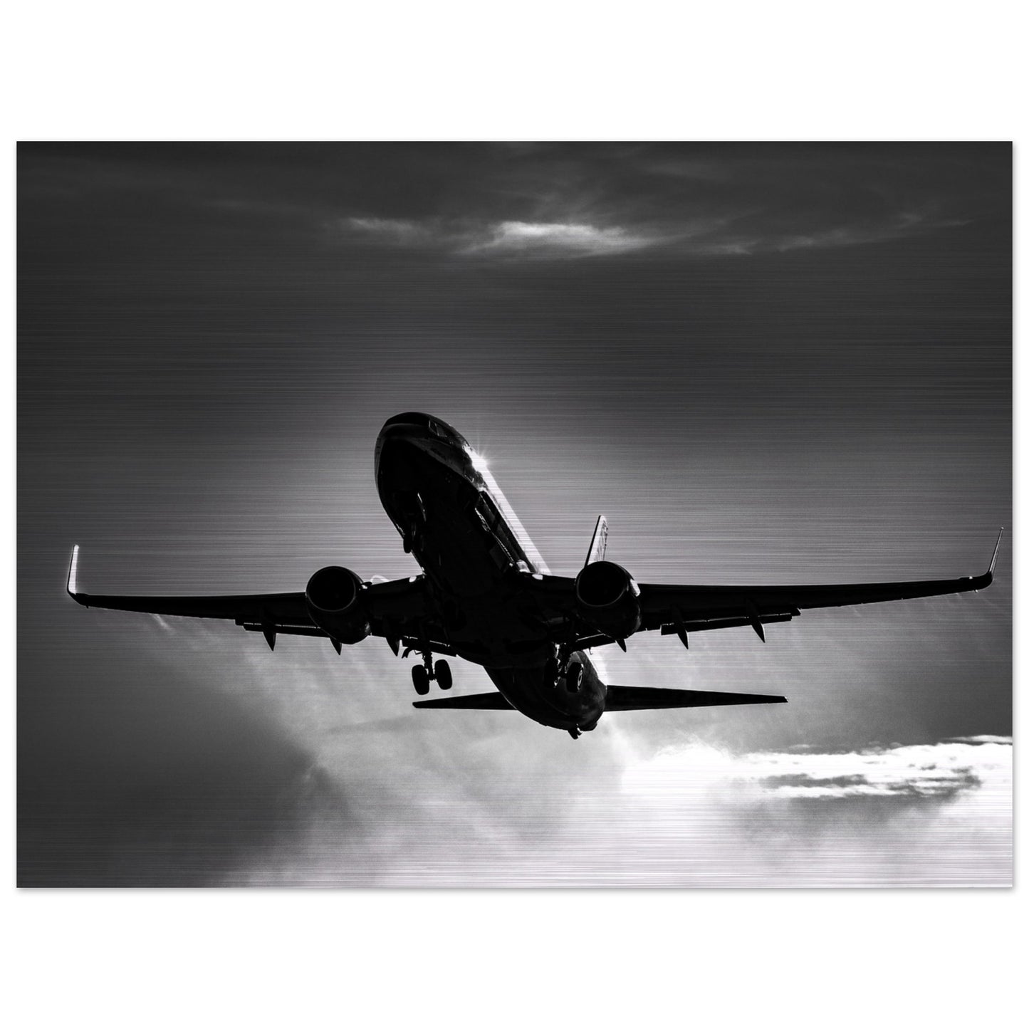 High-Quality Metal Print Featuring Jet2 Boeing 737 at Leeds Bradford