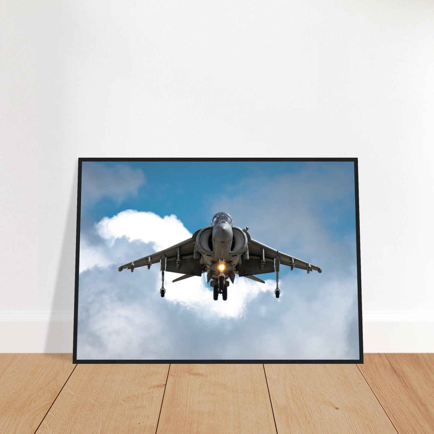 Framed Print of Spanish Navy Harrier – Sleek & Professional Design