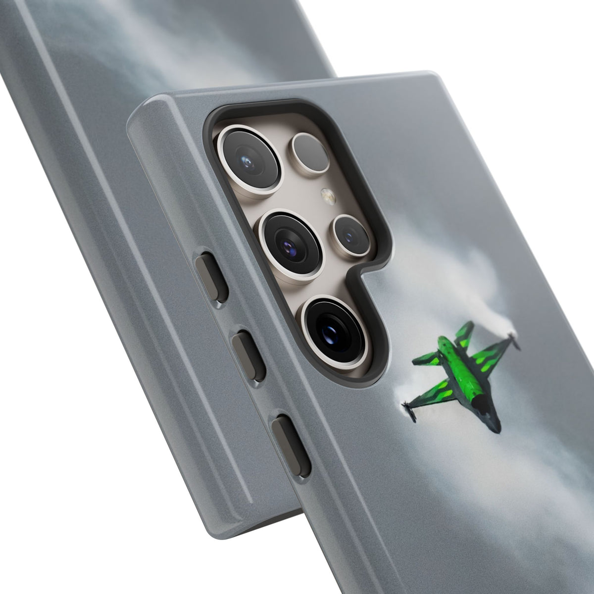 Belgian F-16 Dream Viper head-on in vapour cloud aviation photo Samsung Galaxy tough phone case – view 43